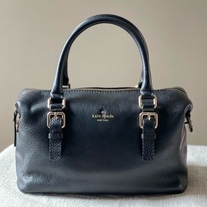 Kate Spade ♠️ black slouchy satchel handbag